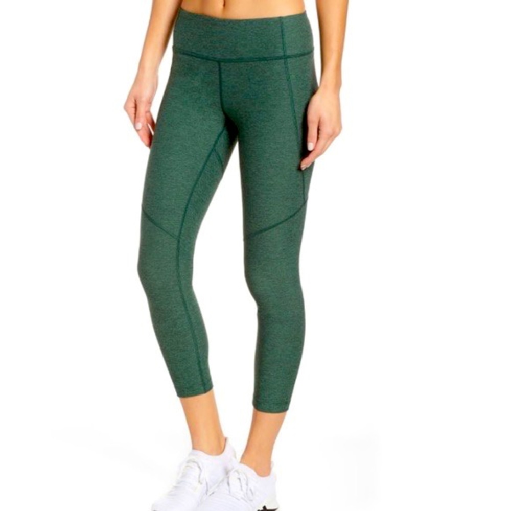 Outdoor Voices 7/8 Hunter Green Leggings Sz Sm